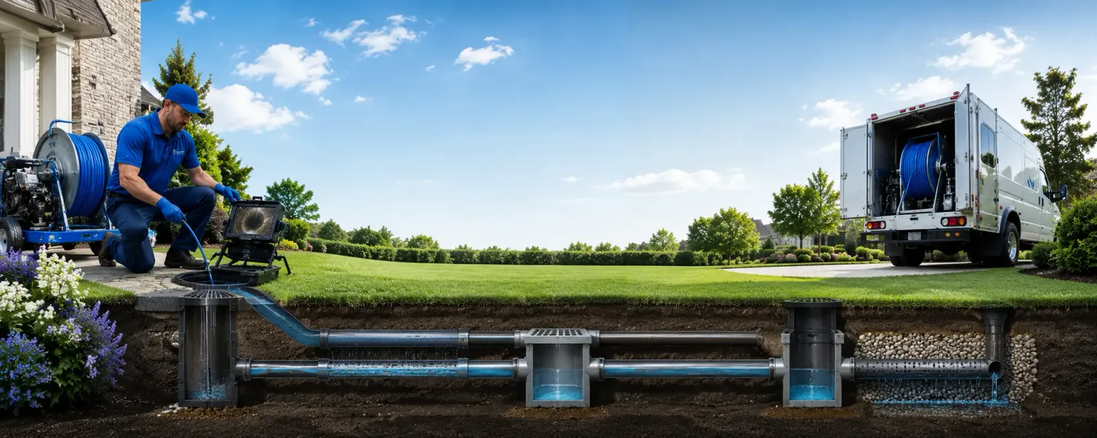 Outdoor drain cleaning information for Minnewaukan, ND